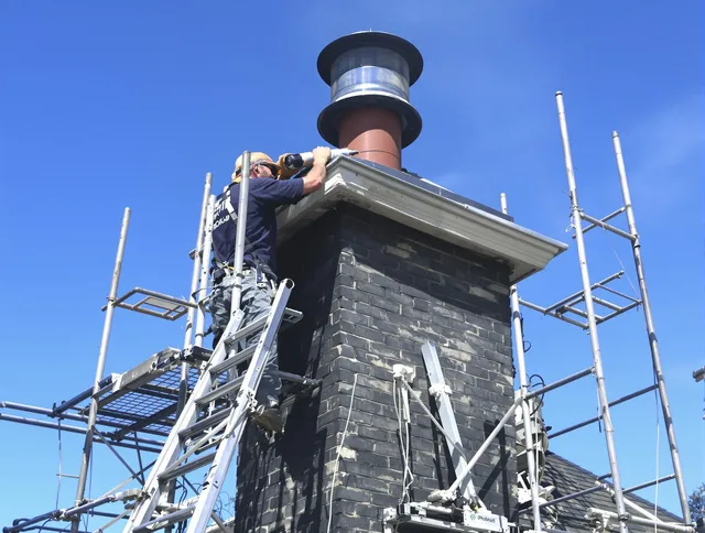 Sturdy chimney crown finished by West Covina Chimney Sweep in West Covina, CA