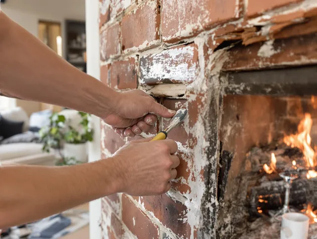 Routine fireplace repair by West Covina Chimney Sweep in West Covina, CA