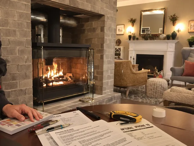 West Covina Chimney Sweep verifying fireplace safety measures in West Covina, CA