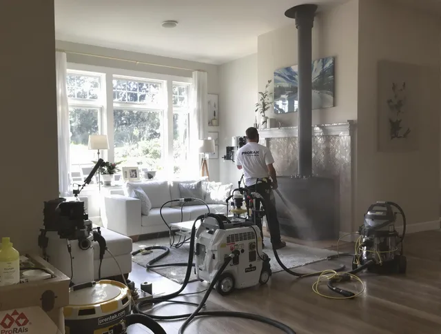 Soot removal service by West Covina Chimney Sweep for a fireplace in West Covina, CA